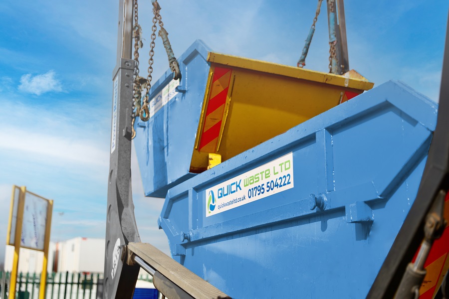 Skip hire and waste management services in Chatham, Kent